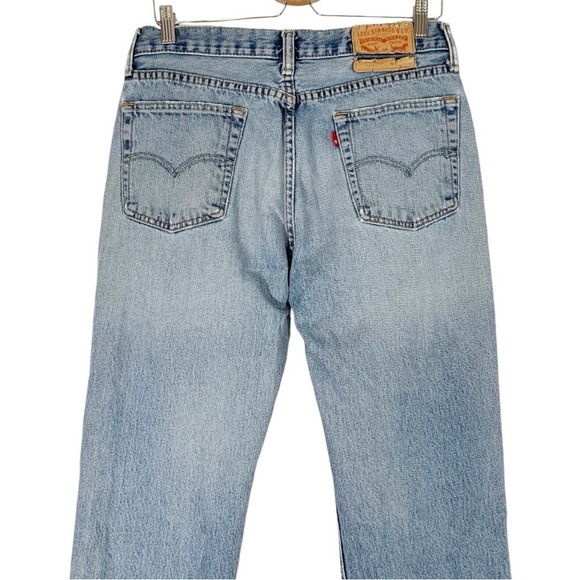 Levis 514 Mens Distressed Straight Leg Jeans Size 32 - Picture 5 of 11